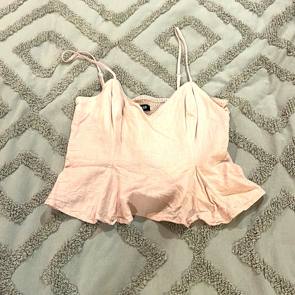 Express light pink tank top